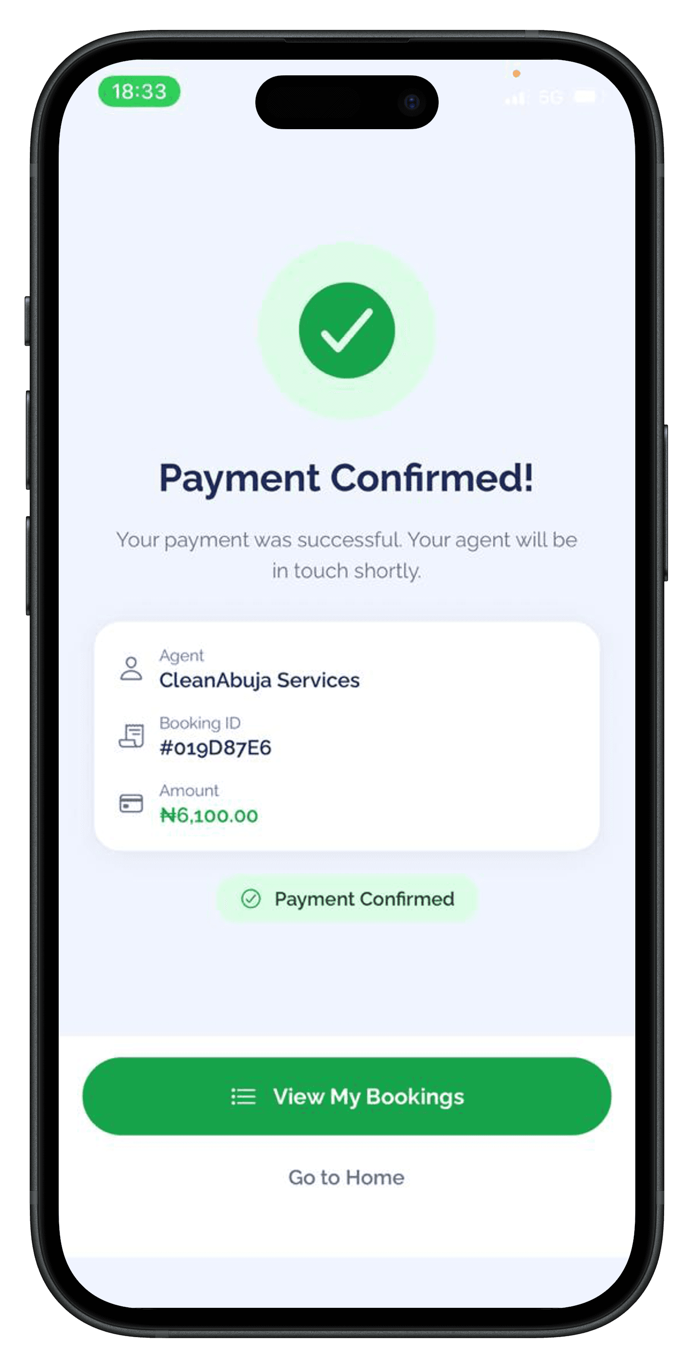 Payment Confirmed